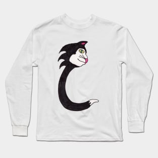 Conidi Art Logo - The Cat Long Sleeve T-Shirt